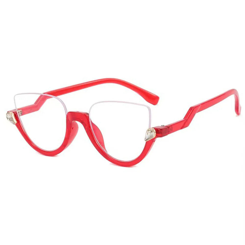 Half Rim Fashion Cat Eye Glasses for Women VK2059 - Image 6