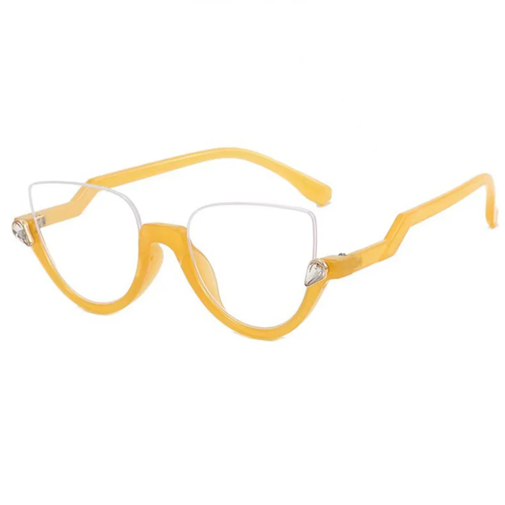 Half Rim Fashion Cat Eye Glasses for Women VK2059 - Image 8