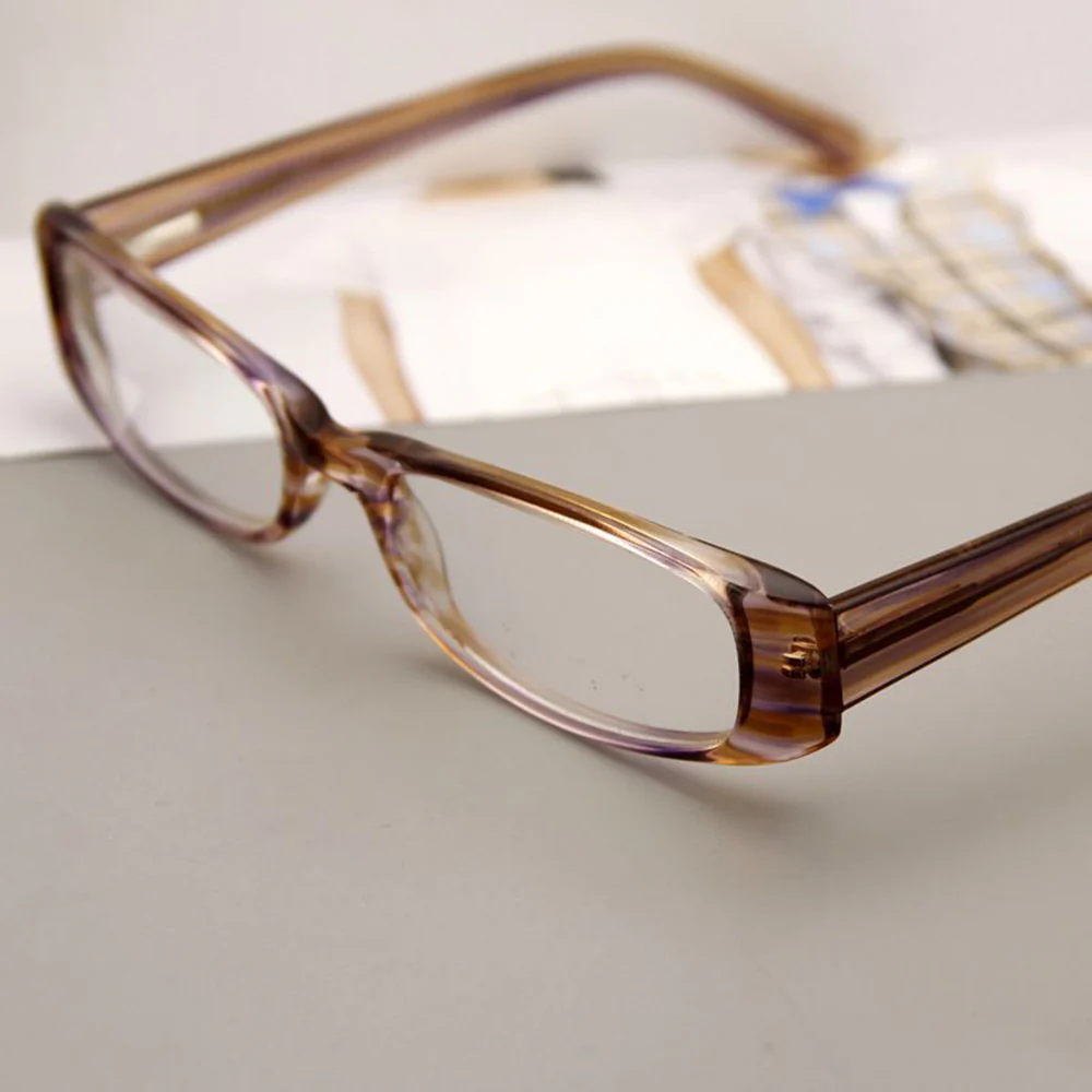 Classic Acetate Rectangle Reading Glasses VK2069 - Image 2