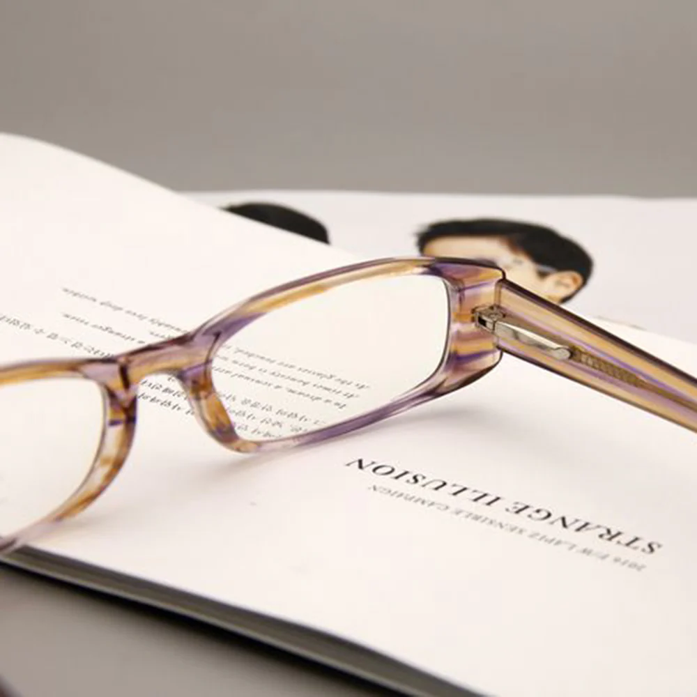 Classic Acetate Rectangle Reading Glasses VK2069 - Image 4