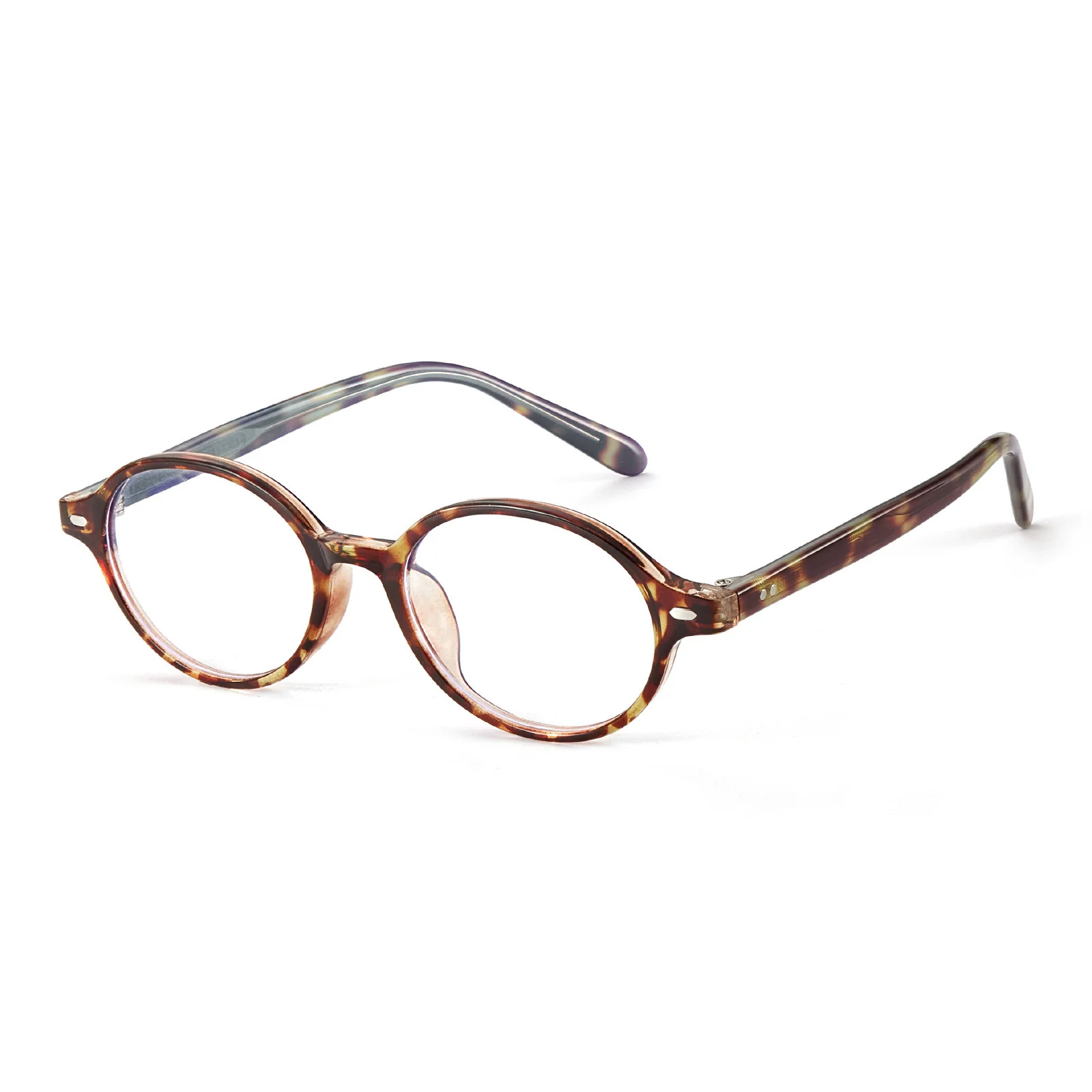 Oval Reading Glasses Blue Light Blocking with Prescription Lenses for Women VK2072 - Image 2