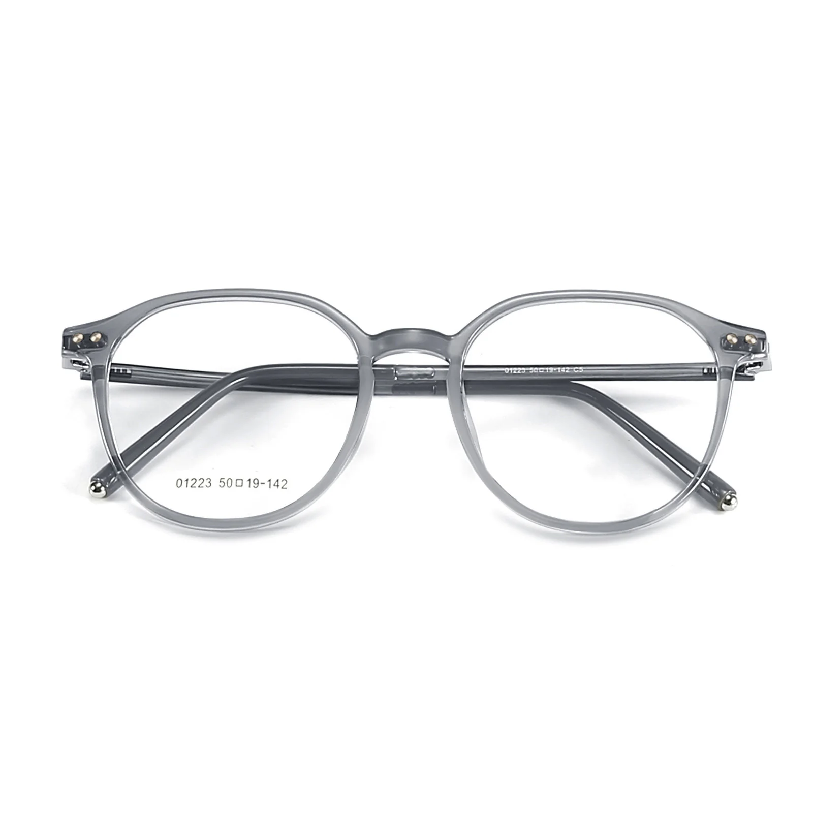 Ultralight Round Blue Light Blocking Reading Glasses VK2073 - Image 11