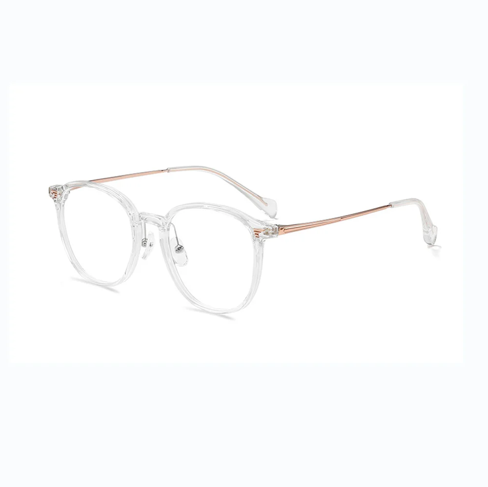Fashion Round Glasses with Blue Light Blocking Prescription Lenses VK2078 - Image 11