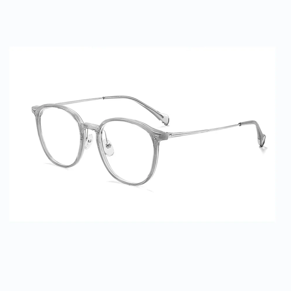 Fashion Round Glasses with Blue Light Blocking Prescription Lenses VK2078 - Image 13