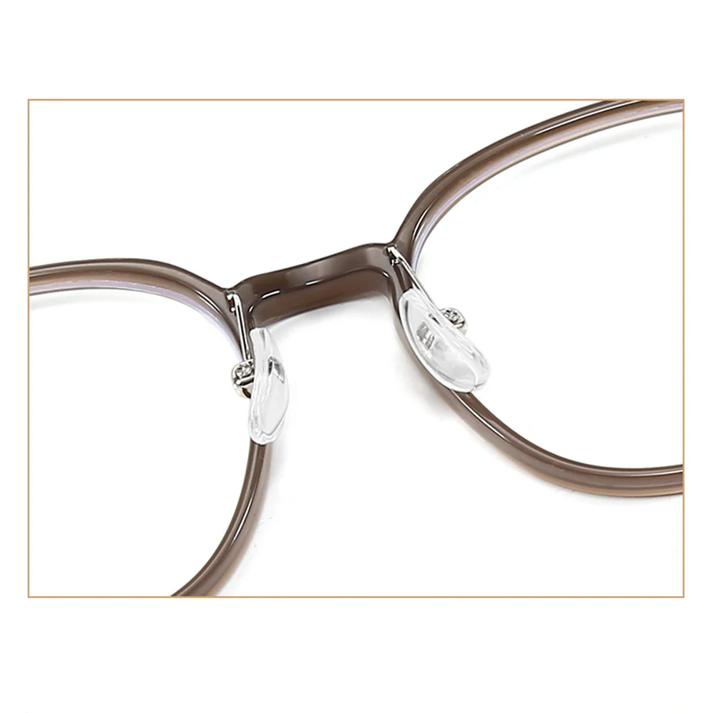 Fashion Round Glasses with Blue Light Blocking Prescription Lenses VK2078 - Image 4