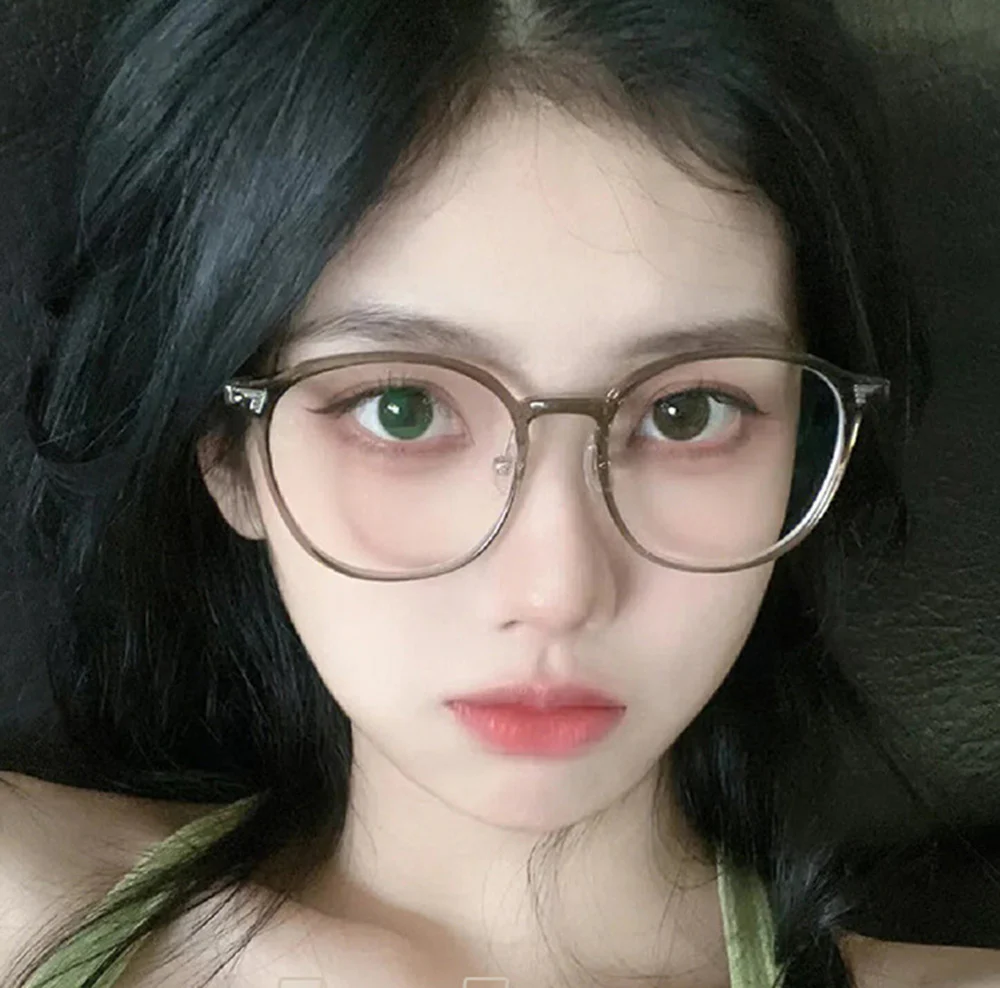 Fashion Round Glasses with Blue Light Blocking Prescription Lenses VK2078 - Image 7