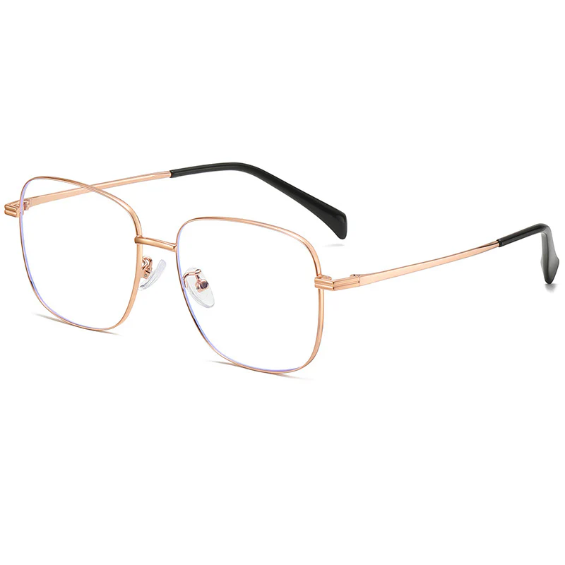 Square Metal Anti-Blue Light Glasses for Men and Women VK2079 - Image 2