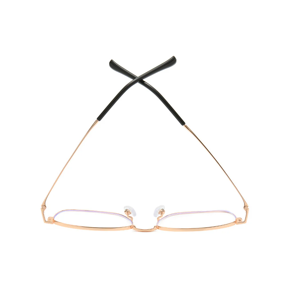 Square Metal Anti-Blue Light Glasses for Men and Women VK2079 - Image 3