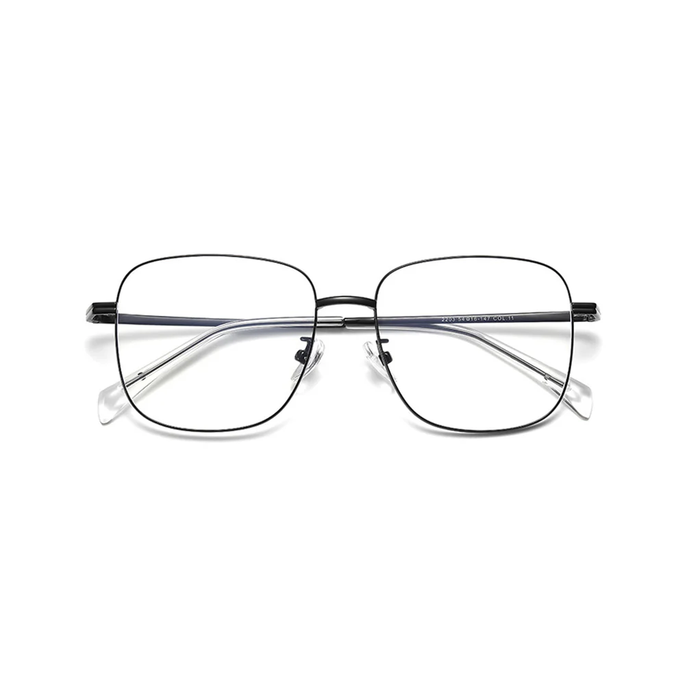 Square Metal Anti-Blue Light Glasses for Men and Women VK2079 - Image 7