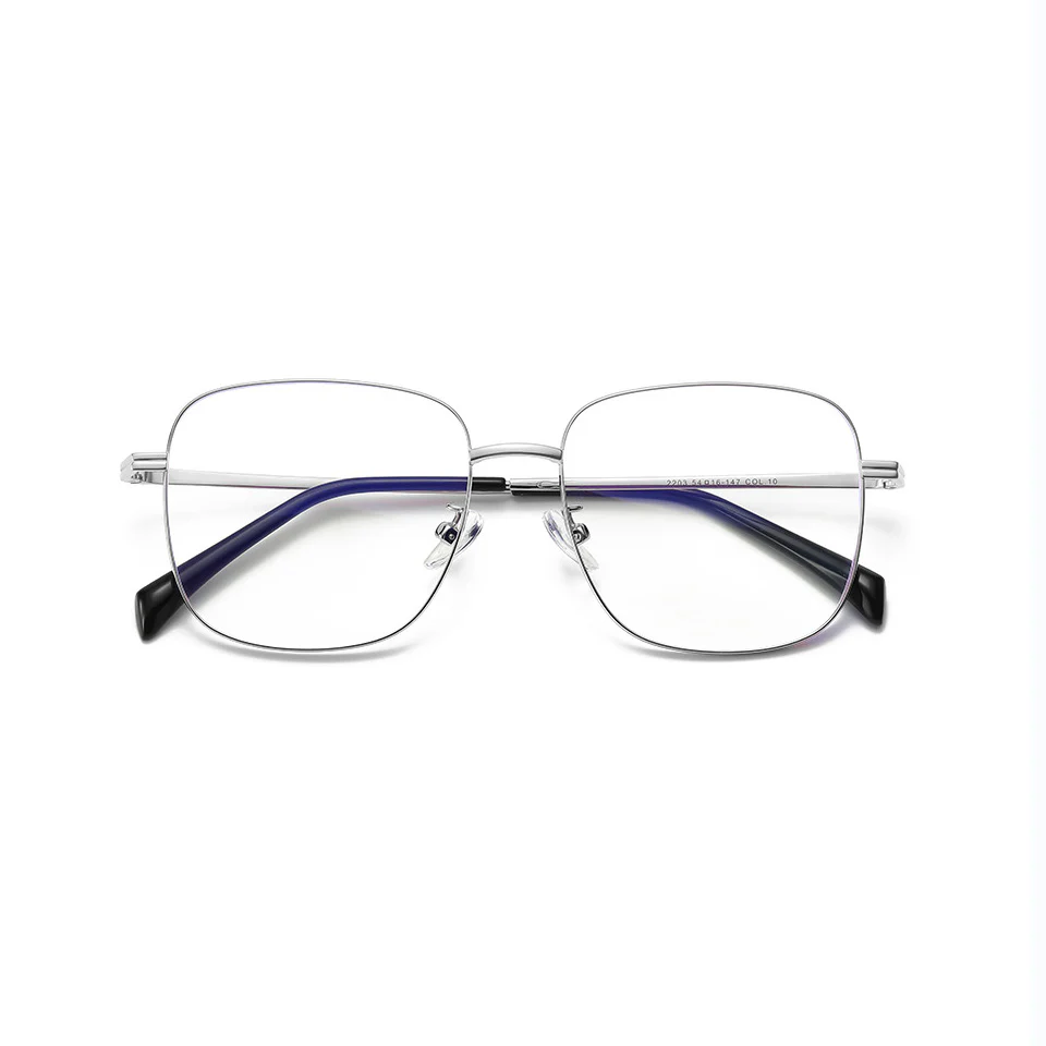 Square Metal Anti-Blue Light Glasses for Men and Women VK2079 - Image 9