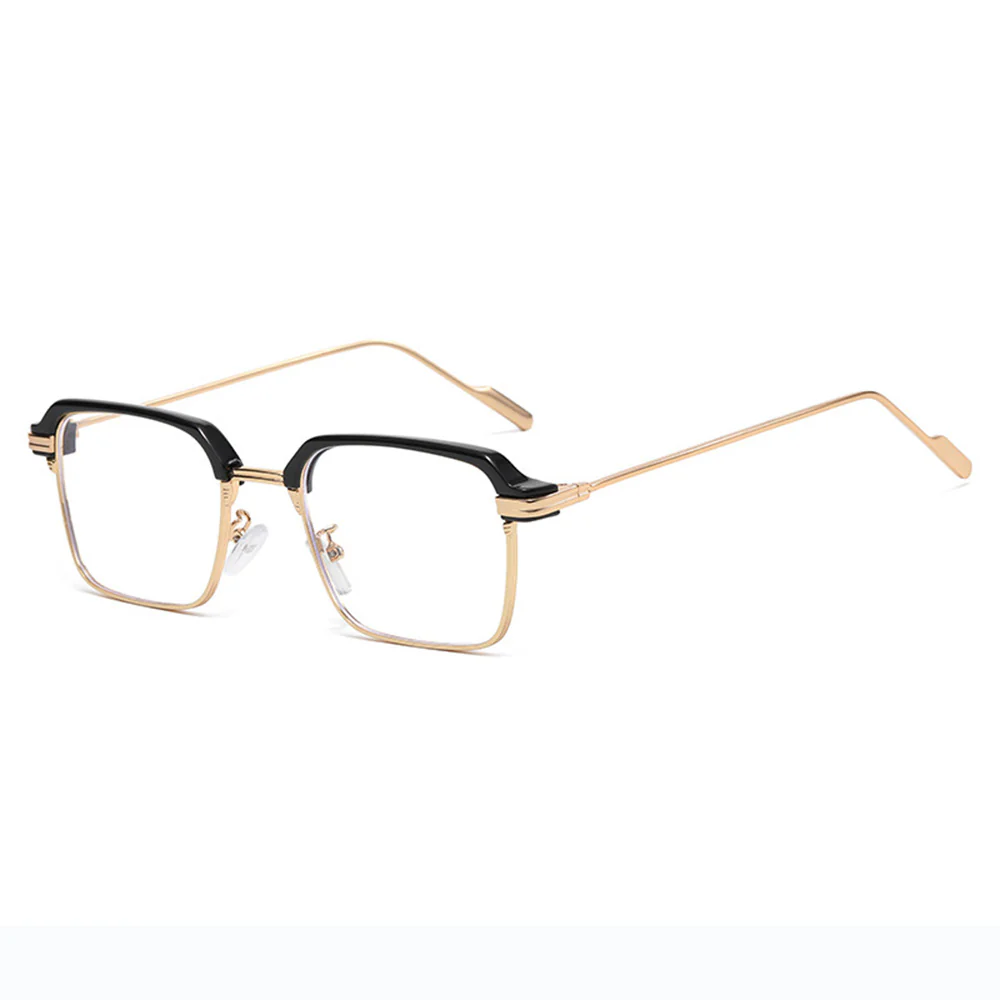 Men's Business Browline Glasses with Prescription Lenses VK2080 - Image 2