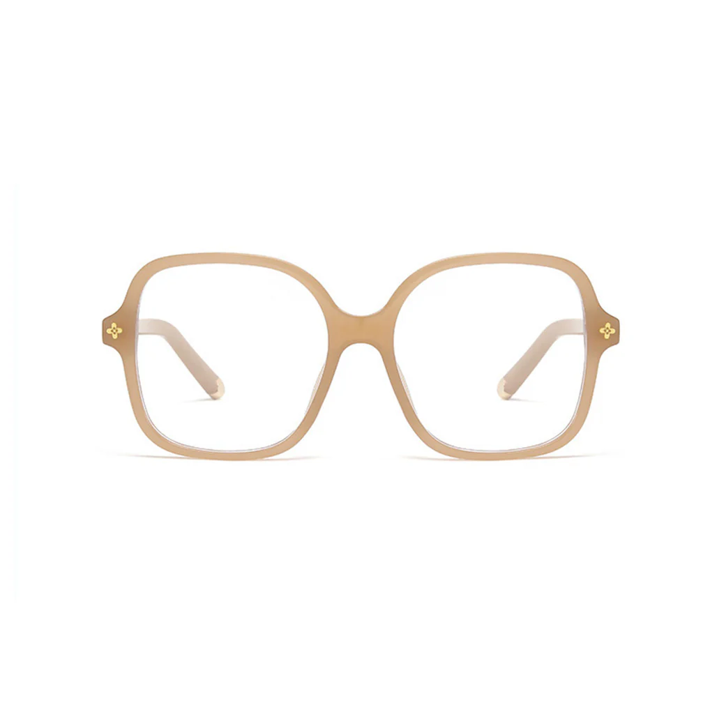 Oversize Women's Stylish Anti-Blue Light Square Glasses VK2082 - Image 14