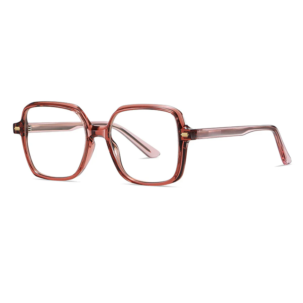 Women's Stylish Square Glasses Frame Acetate with Prescription Lenses VK2089 - Image 10