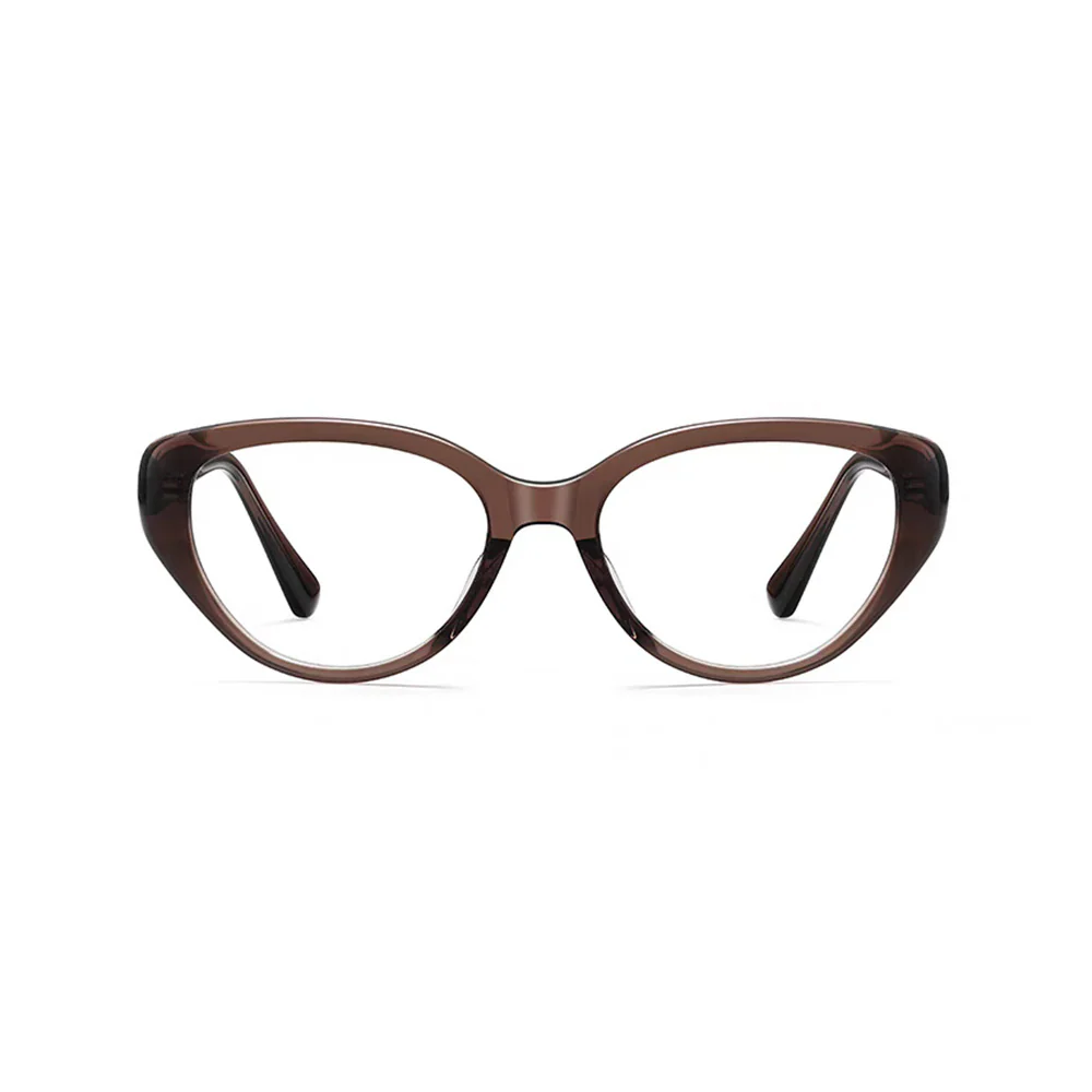 Acetate Block Blue Light Cat-Eye Frame Stylish VK2093