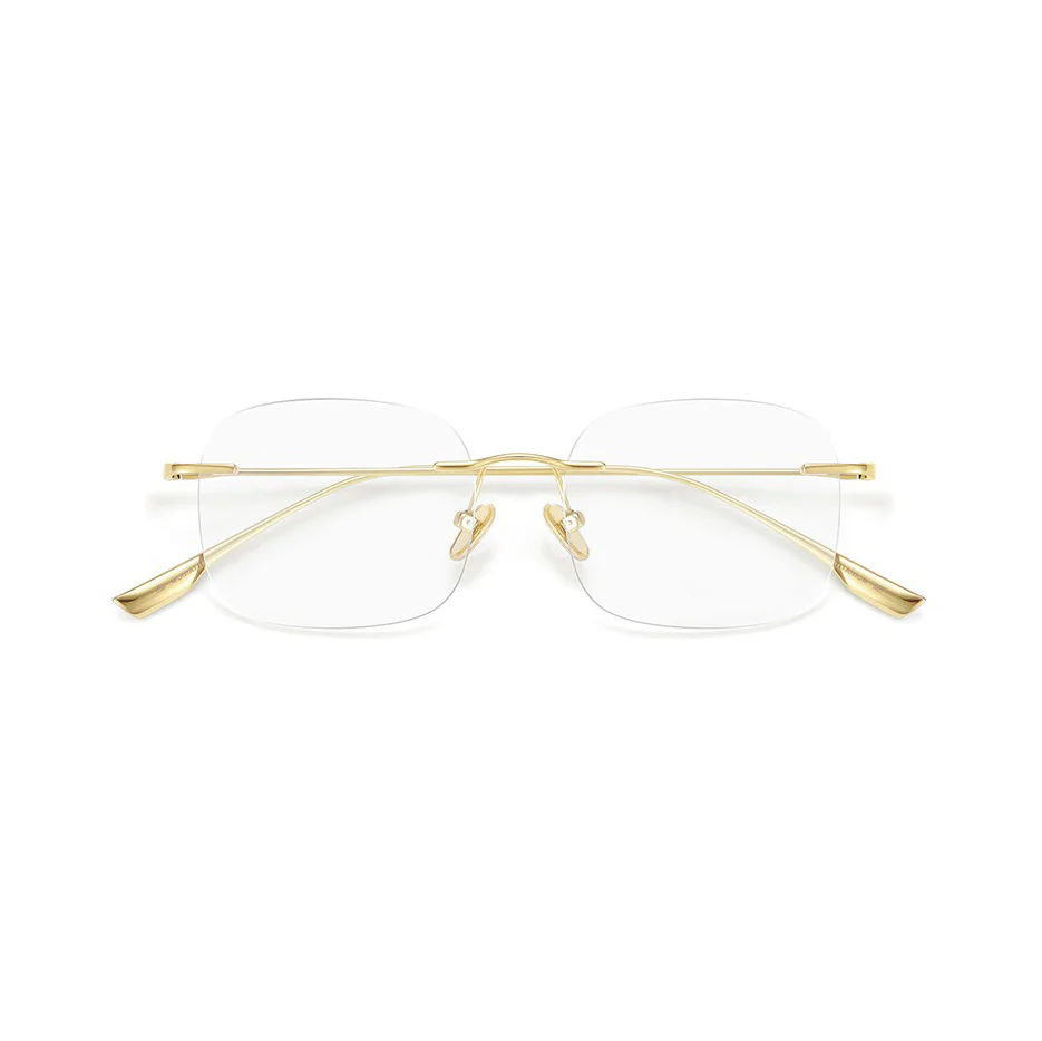 Rimless Ultralight Rectangular Eyeglasses Unisex VK2098 - Image 11