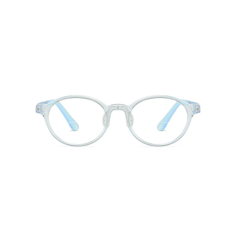 Kids Round Prescription Eyeglass Frames Blue Light Blocking VK2101 - Image 11