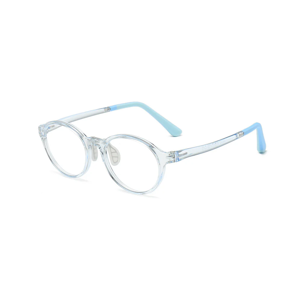 Kids Round Prescription Eyeglass Frames Blue Light Blocking VK2101 - Image 12