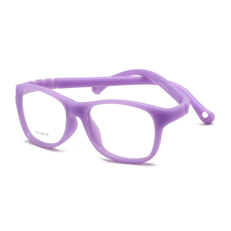 Kids Flexible Bendable One-piece Safe Glasses VK2110 - Image 2