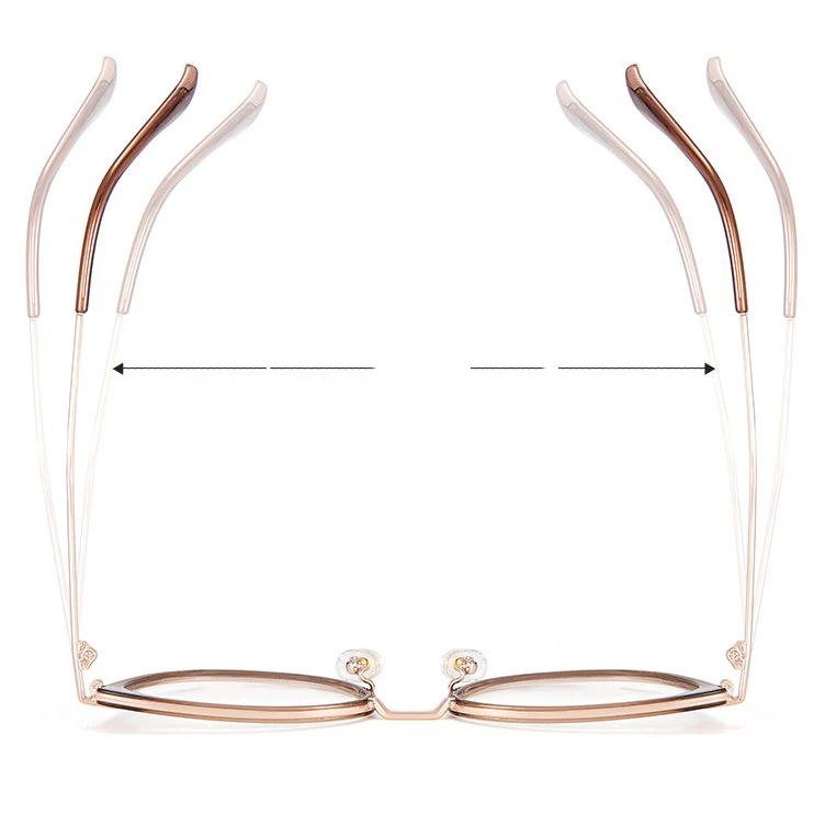 Cat Eye Prescription Glasses Blue Light Blocking VK2114 - Image 3