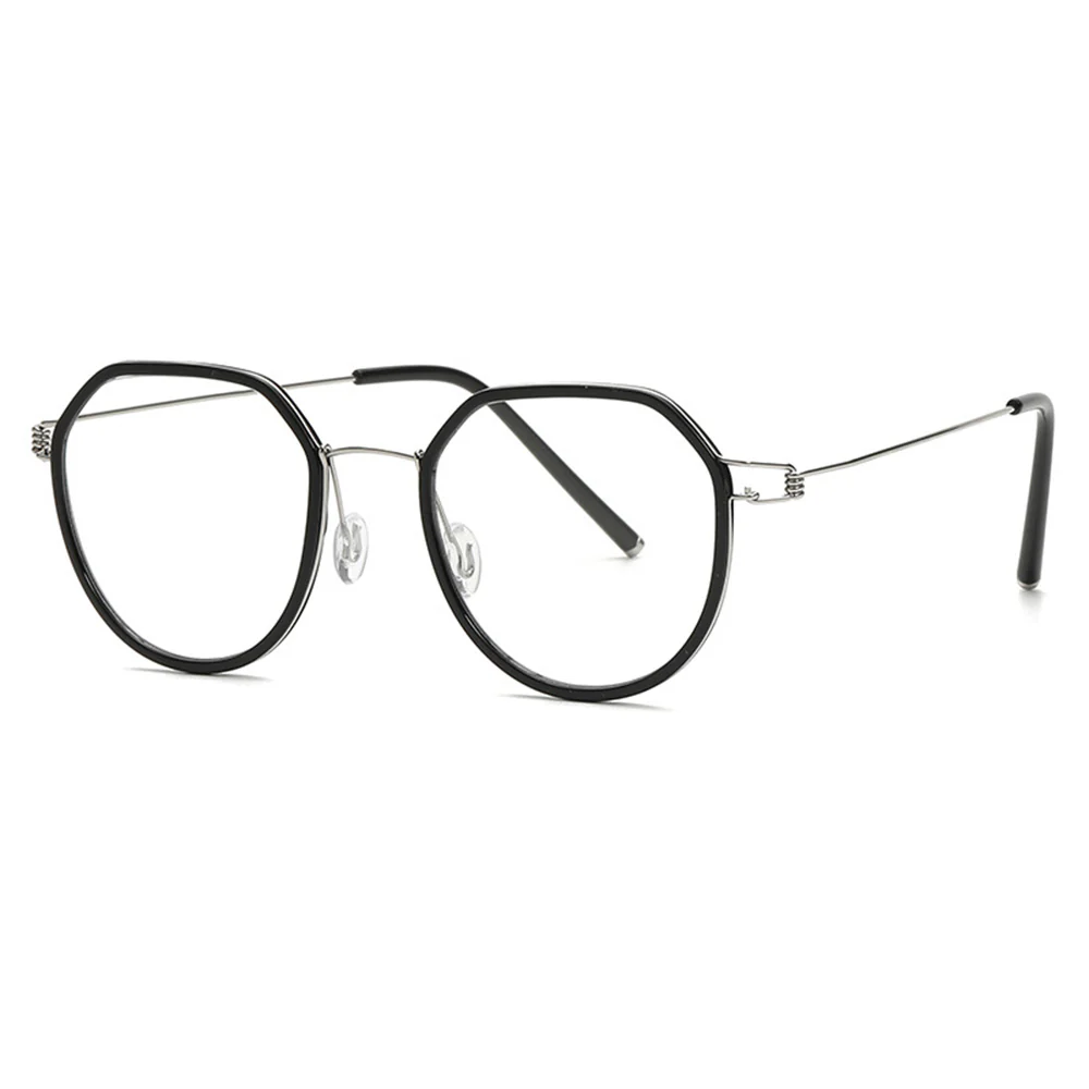 Stylish Geometric Glasses Computer Eyewear for Women and Men VK2116 - Image 2