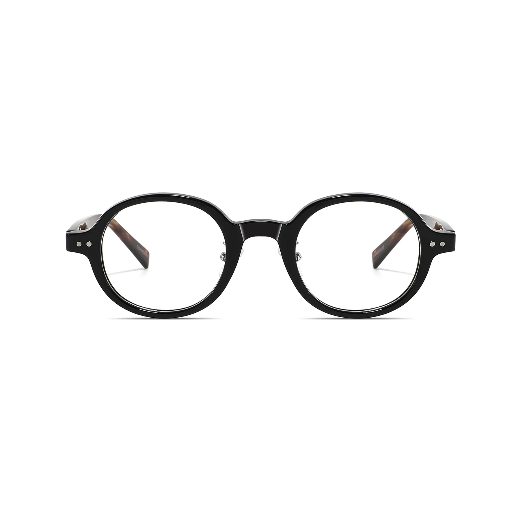 Retro Oval Blue Light Blocking Glasses Fake Glasses VK2119 - Image 11