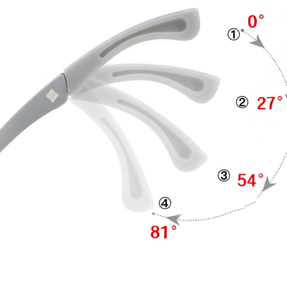 Teenagers Sports Glasses with Adjustable Temples VK2121 - Image 3