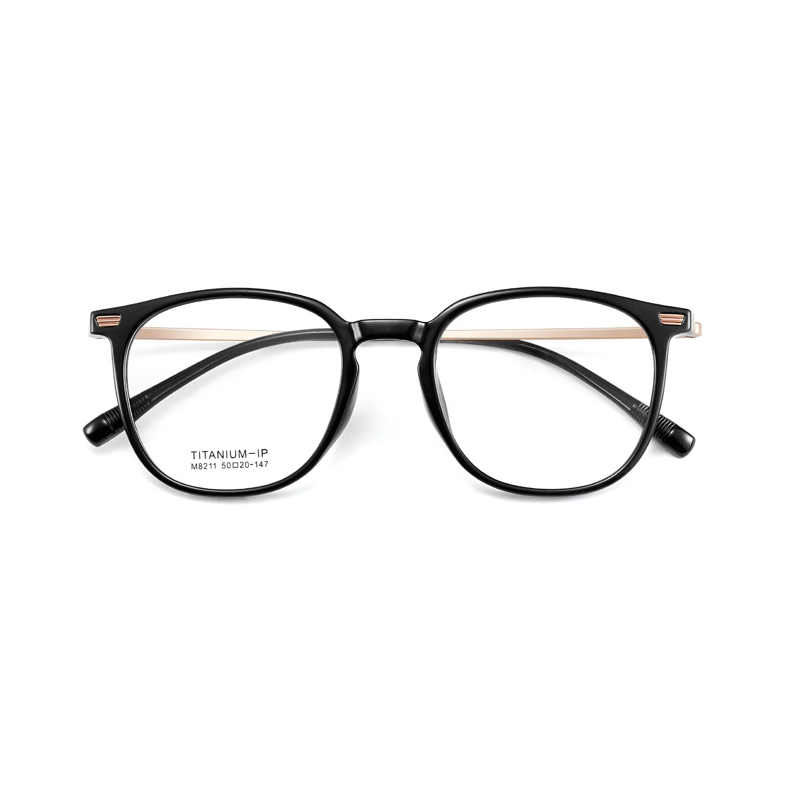 Chic Round Frame with Prescription Lenses Computer Glasses VK2126 - Image 7