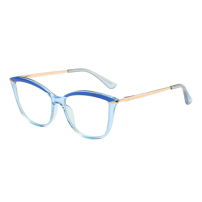 Cat Eye Optical Glasses Computer Reading with Spring Hinges VK2131 - Image 14