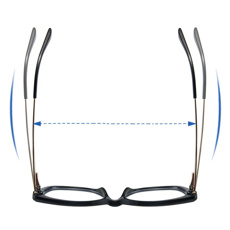 Cat Eye Glasses Frame Blue Light Blocking Eyewear for Women VK2133 - Image 7