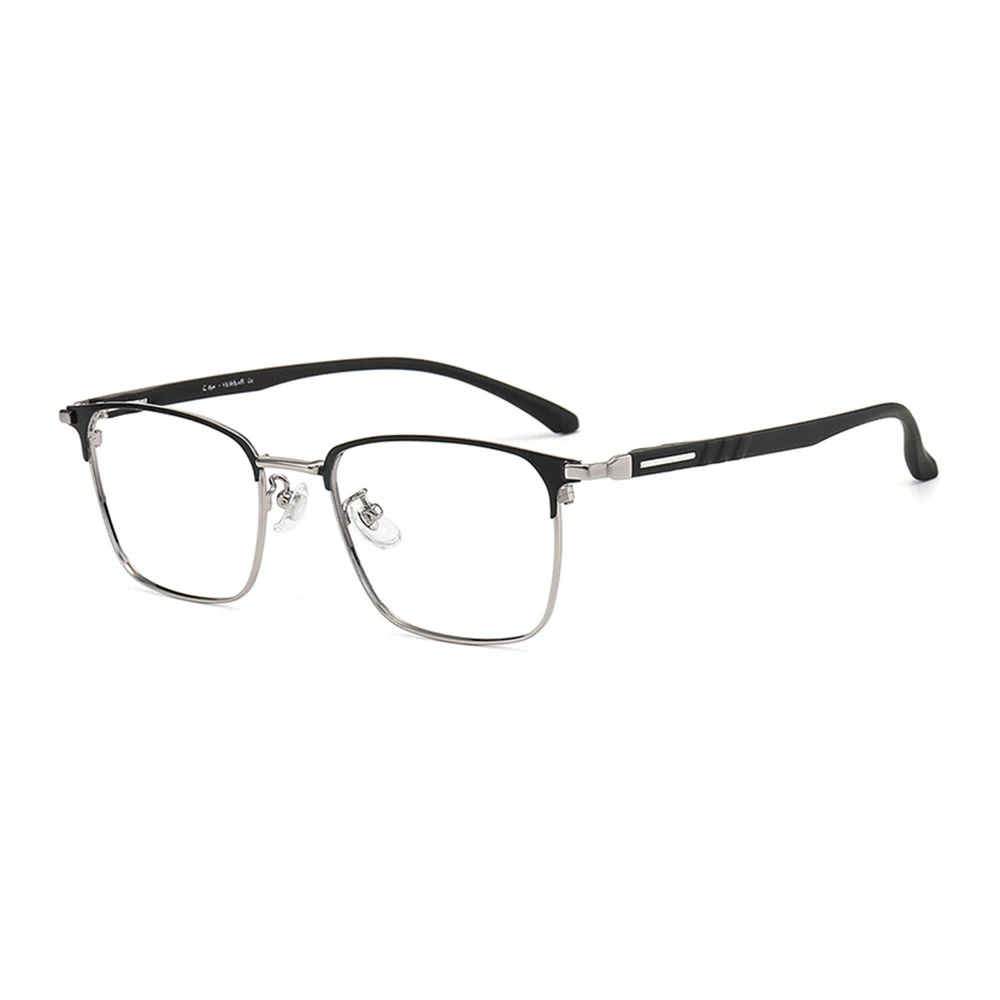 Men's Metal Rectangular Optical Business Glasses VK2138 - Image 8