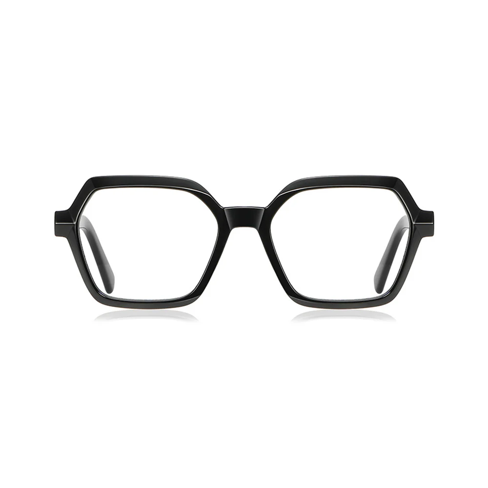 Unisex Geometric Eyeglasses Frames Fashion Retro with Spring Hinge VK2141