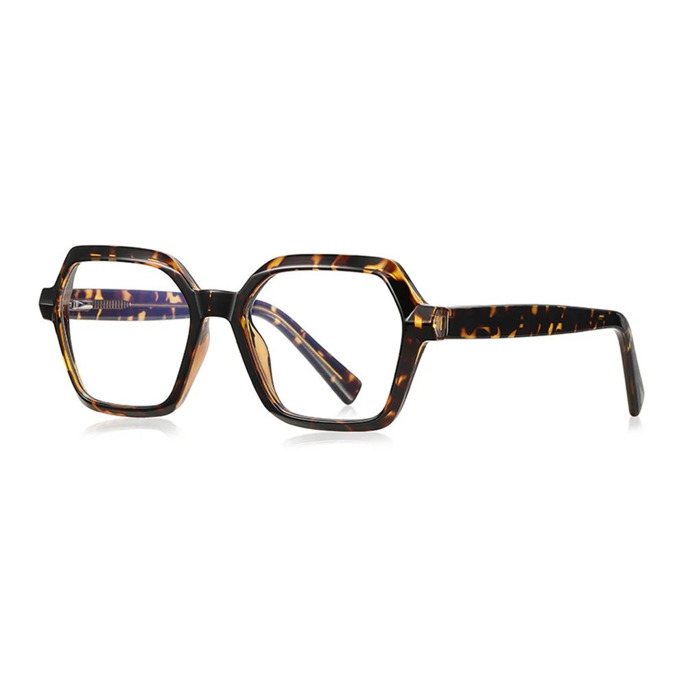 Unisex Geometric Eyeglasses Frames Fashion Retro with Spring Hinge VK2141 - Image 8