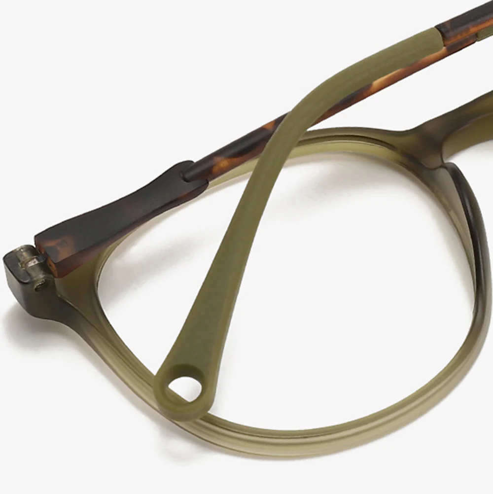 Round Retro Glasses with Prescription Lenses VK2142 - Image 3