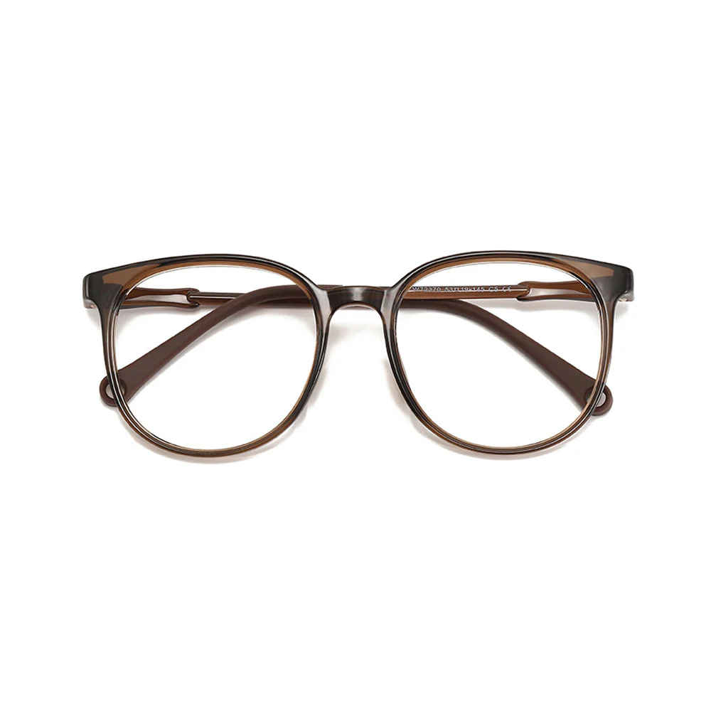 Round Retro Glasses with Prescription Lenses VK2142 - Image 7