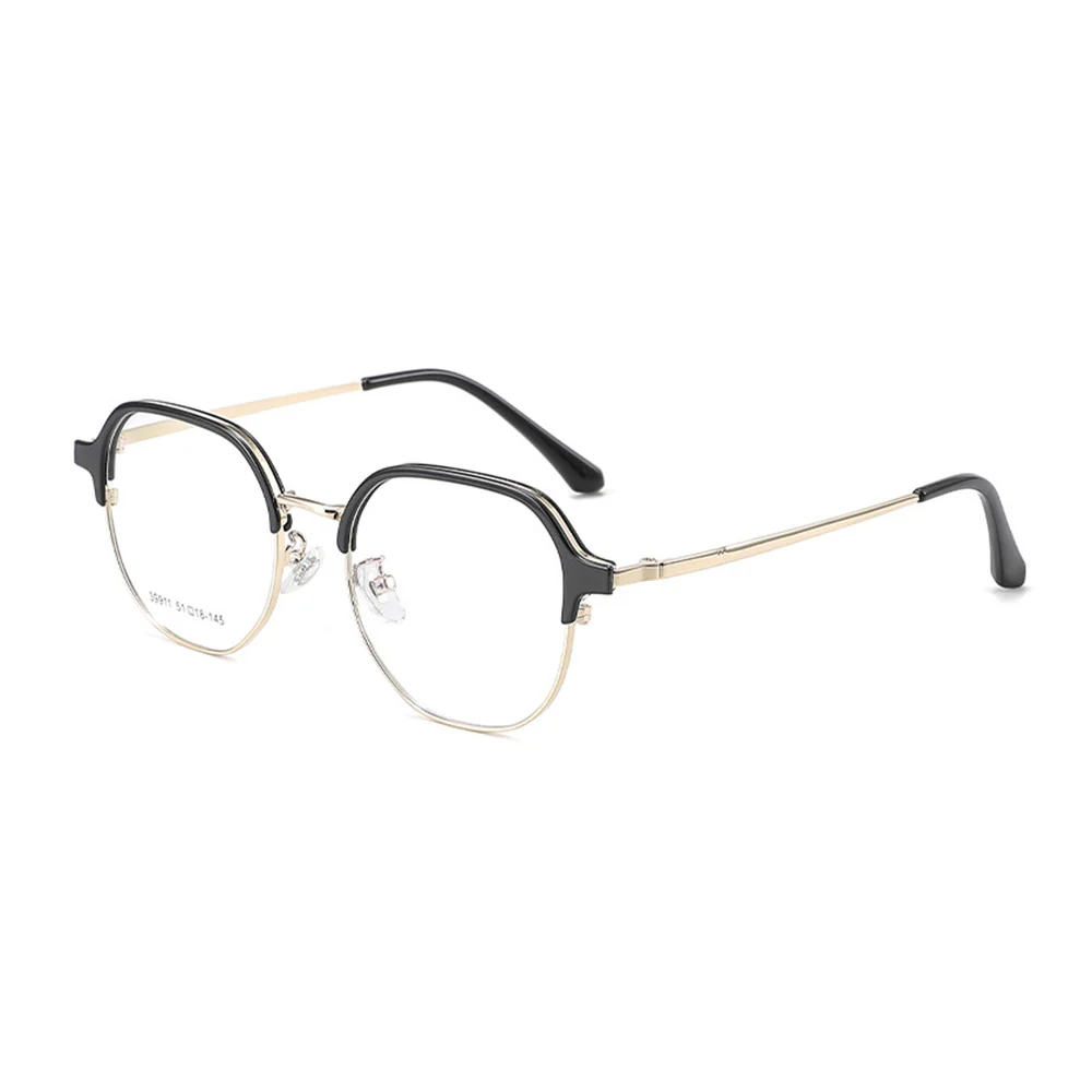 Blue Blocker Glasses Metal Browline Computer Gaming Glasses VK2150 - Image 6