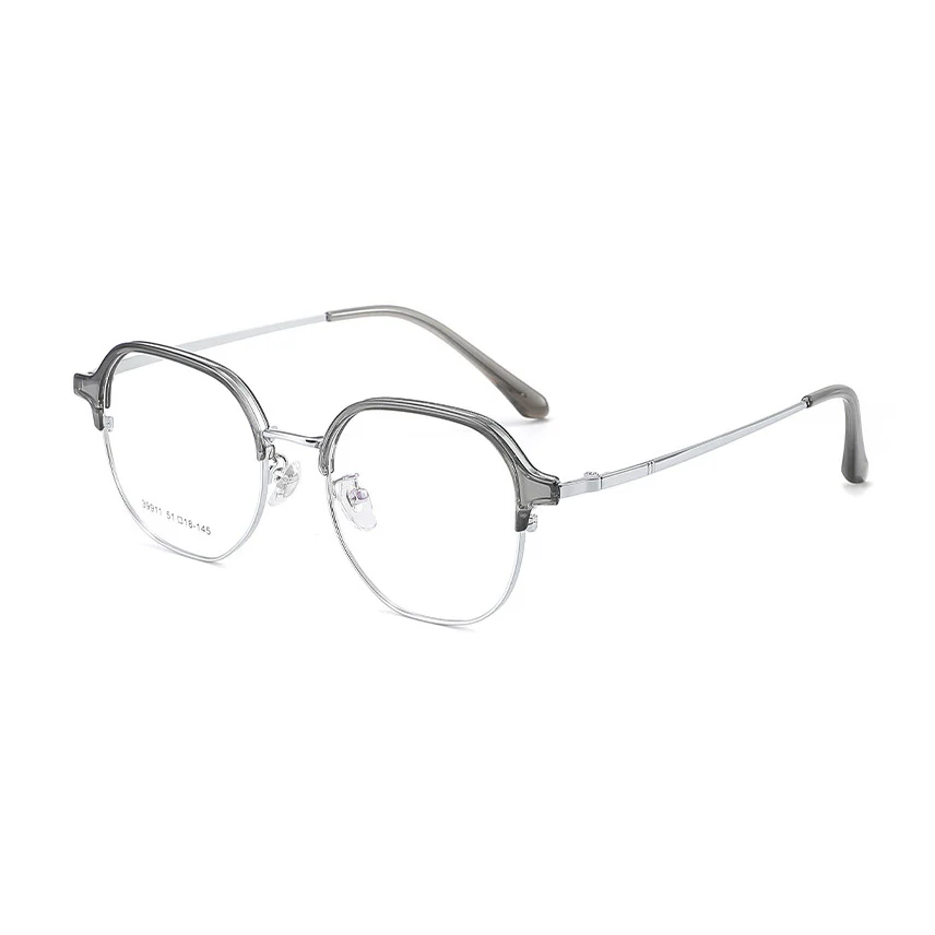 Blue Blocker Glasses Metal Browline Computer Gaming Glasses VK2150 - Image 8