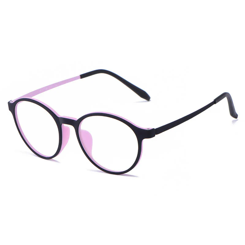 Simple Round Unisex Glasses Ultralight Prescription Glasses VK2151 - Image 7