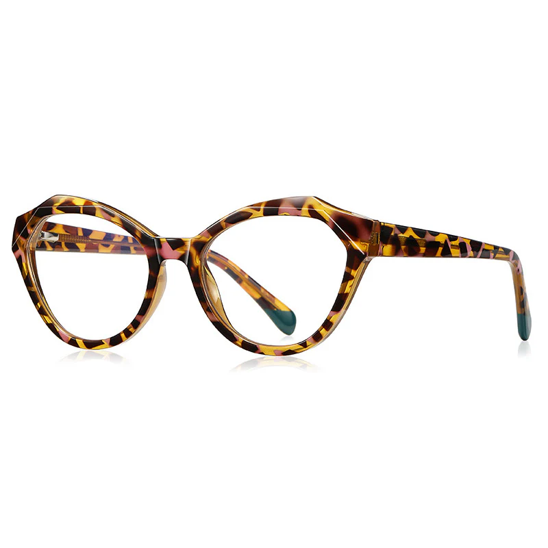 Crystal Cut Cat Eye Fashion Glasses with Spring Hinges VK2152 - Image 11