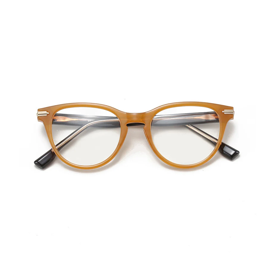 Chic Round Prescription Glasses with Blue Light Filtering VK2154 - Image 7