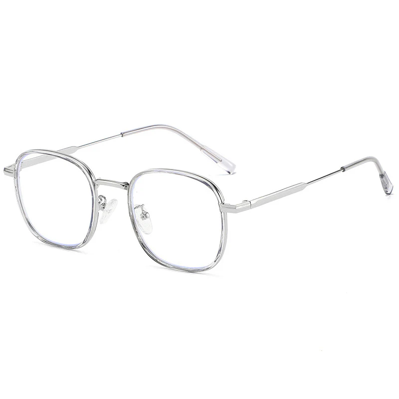 Blue Light Blocking Metal Square Glasses for Women Men VK2155 - Image 10