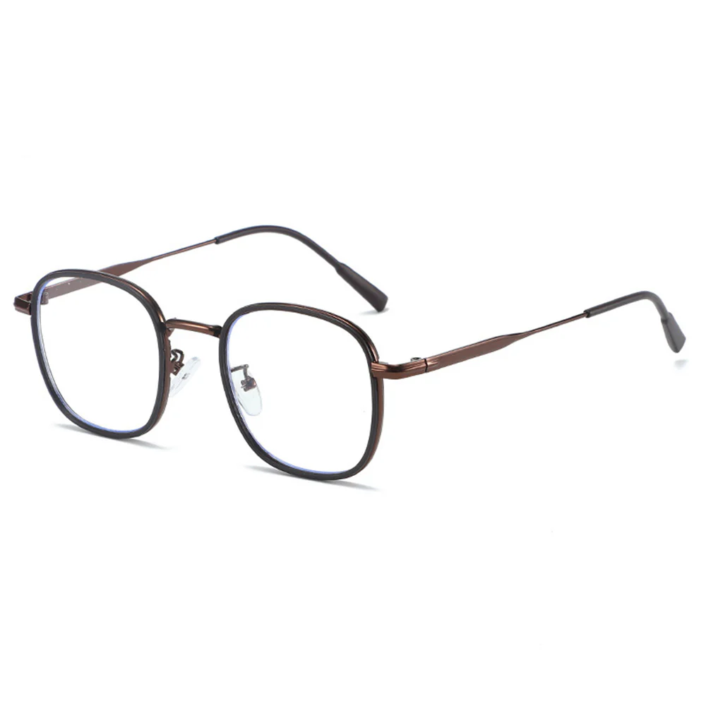 Blue Light Blocking Metal Square Glasses for Women Men VK2155 - Image 2