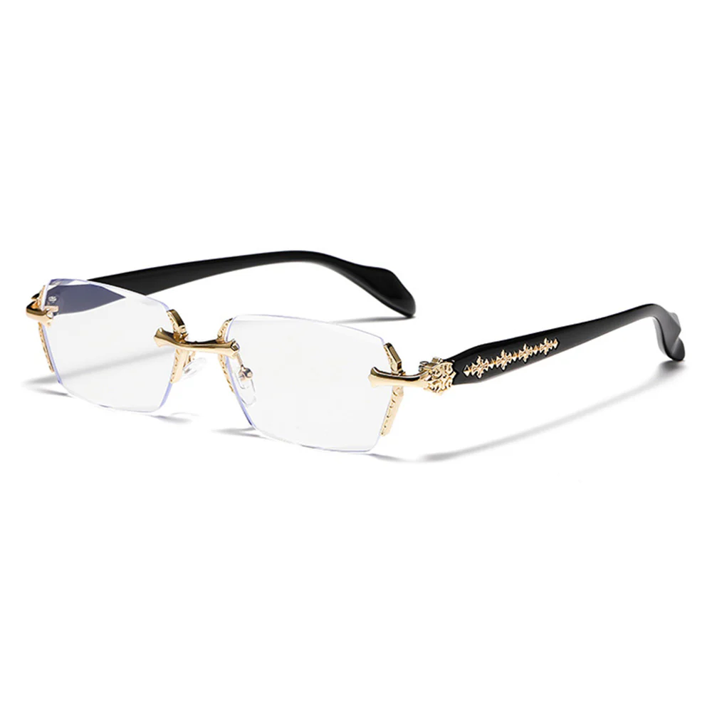 New Chic Rimless Glasses Fashionable Hip-Hop Style VK2160 - Image 5