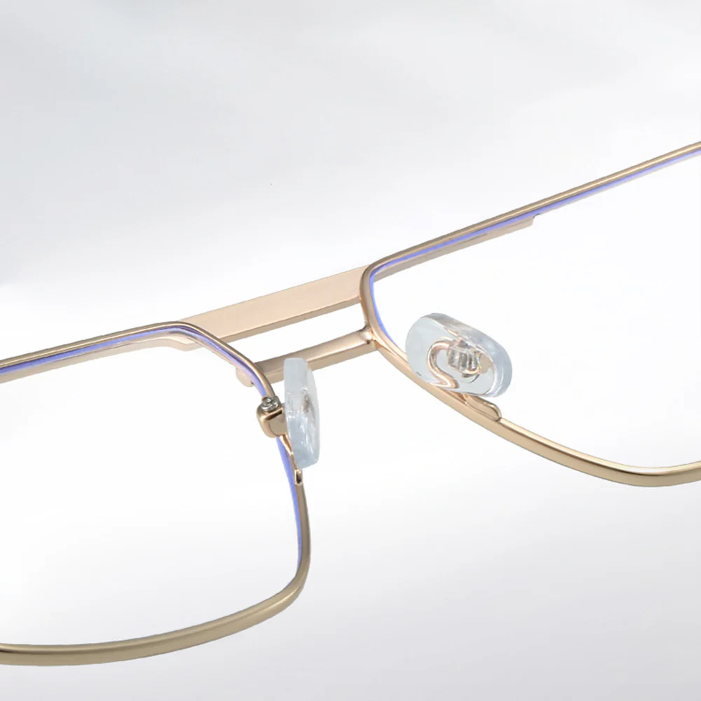 Aviator Blue Light Blocking Computer Glasses Spring Hinge VK2161 - Image 4