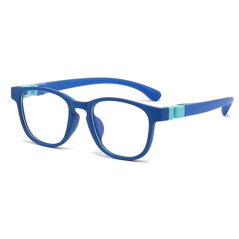 Children's Silicone Square Glasses Flexible Bendable VK2164 - Image 2