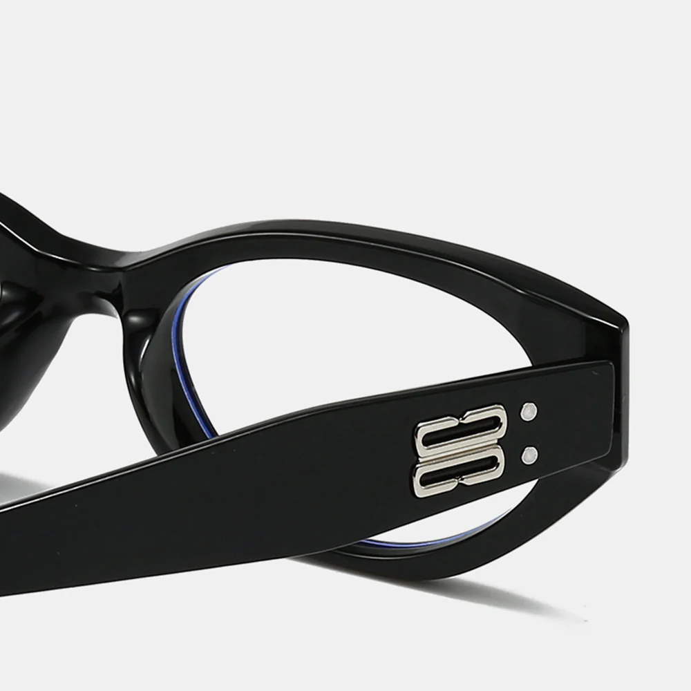 Trendy Cat Eye Glasses Vintage Retro Narrow Frame VK2165 - Image 3