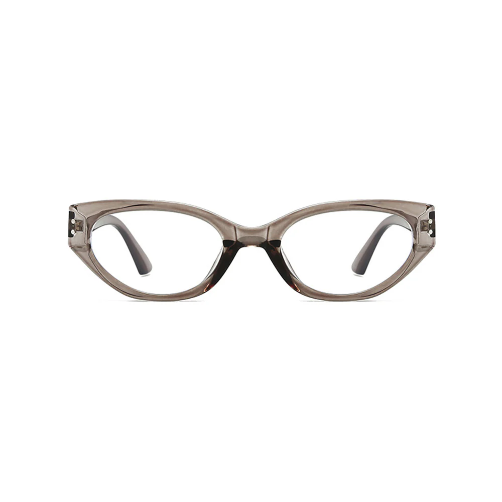 Trendy Cat Eye Glasses Vintage Retro Narrow Frame VK2165 - Image 6