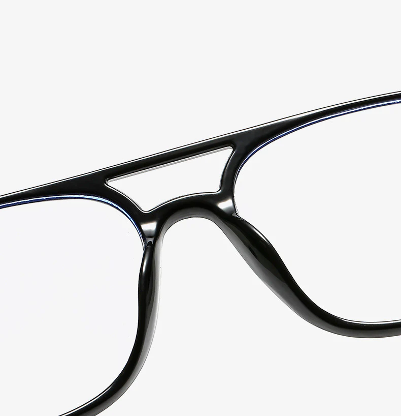 Aviator Retro Glasses Blue Light Blocking Prescription Lenses VK2171 - Image 4