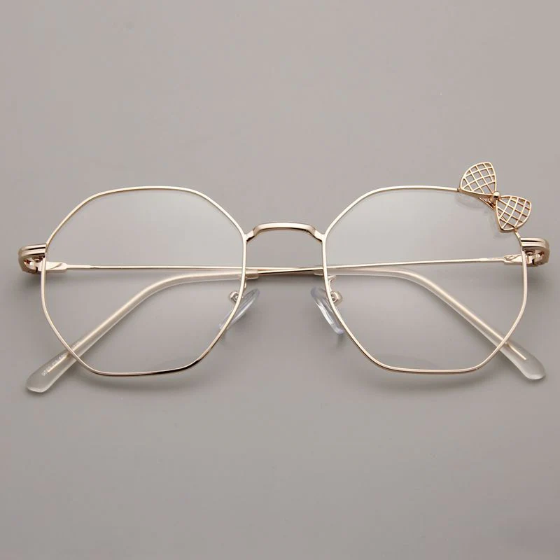 HelloKitty glasses frame cute metal bowknot Geometric VK2172 - Image 4