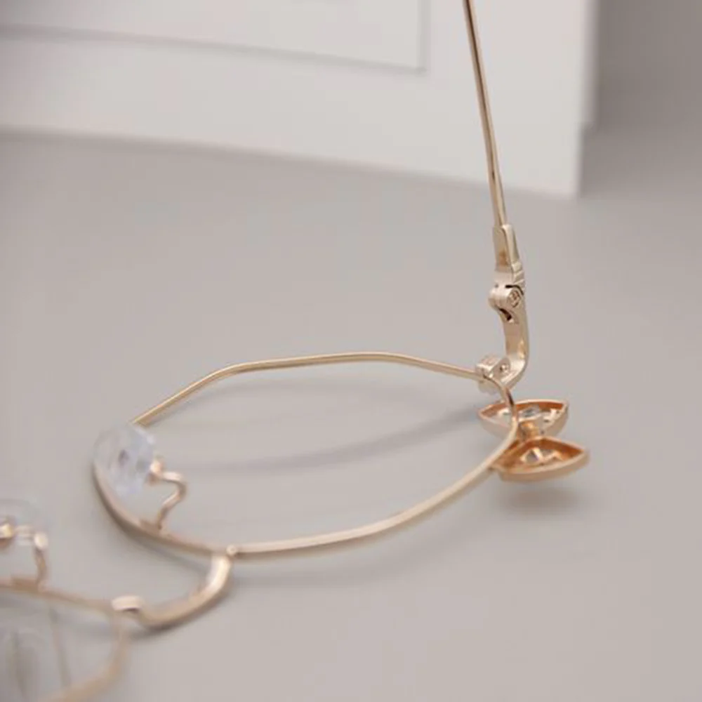 HelloKitty glasses frame cute metal bowknot Geometric VK2172 - Image 5