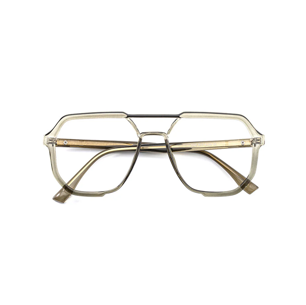 Men's Trendy Aviator Glasses with Blue Light Protection VK2174 - Image 11
